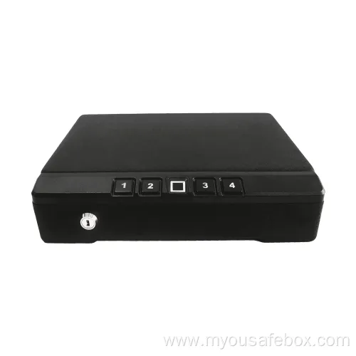 100% Full Inspection Portable Mini Pistol Safe Box Factory in China